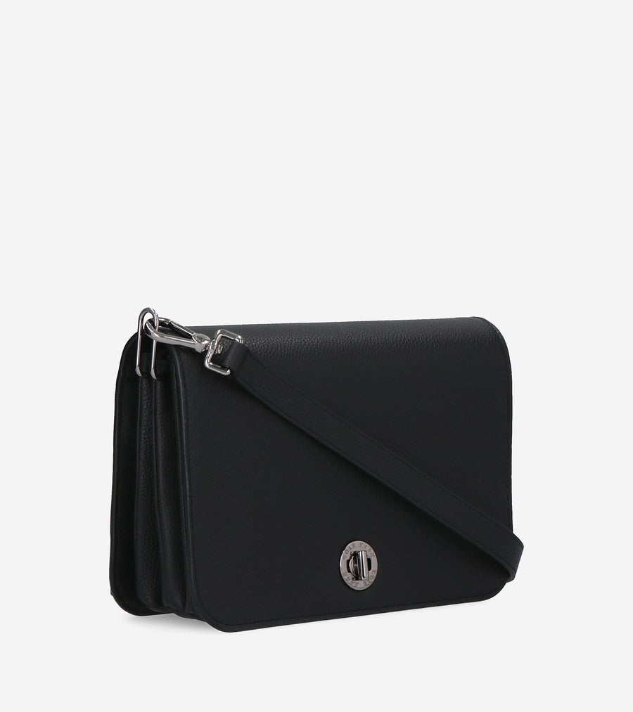 ColeHaan-Turnlock Crossbody-u04668-Black