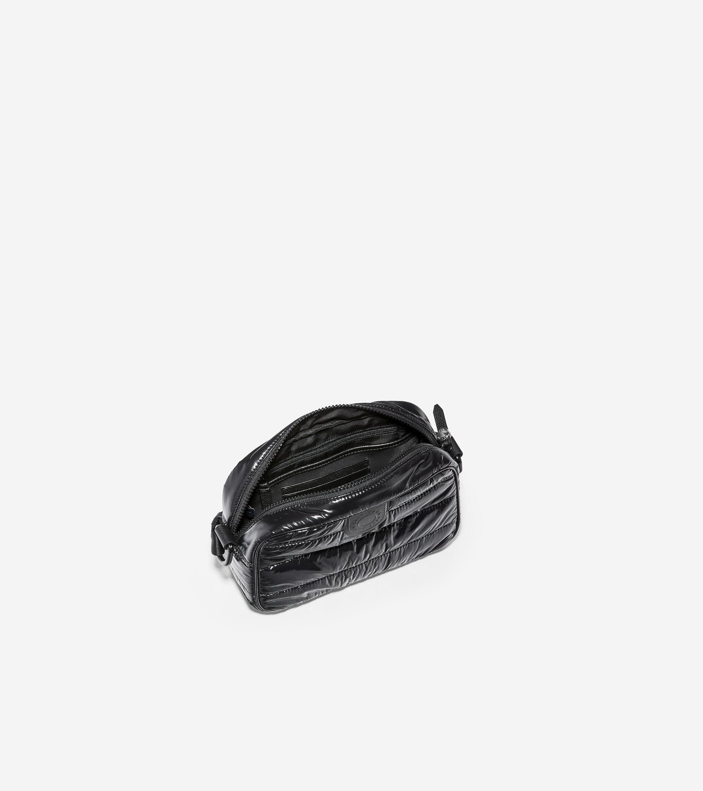 ColeHaan-Quilted Nylon Crossbody-u04781-Black