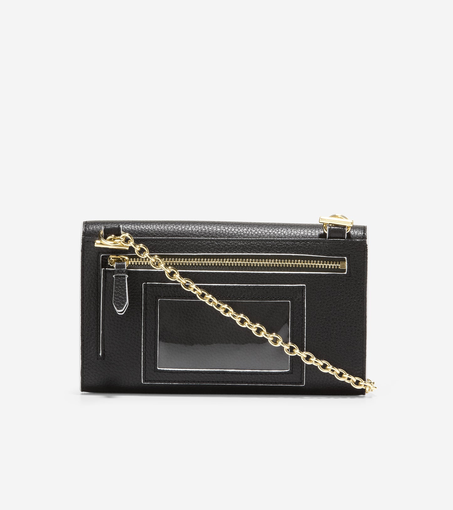 ColeHaan-Turnlock Phone Case with Chain-u05264-Black