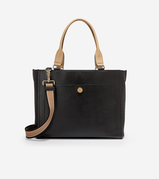 u05620-CH 3-in-1 Tote-Black Perforated