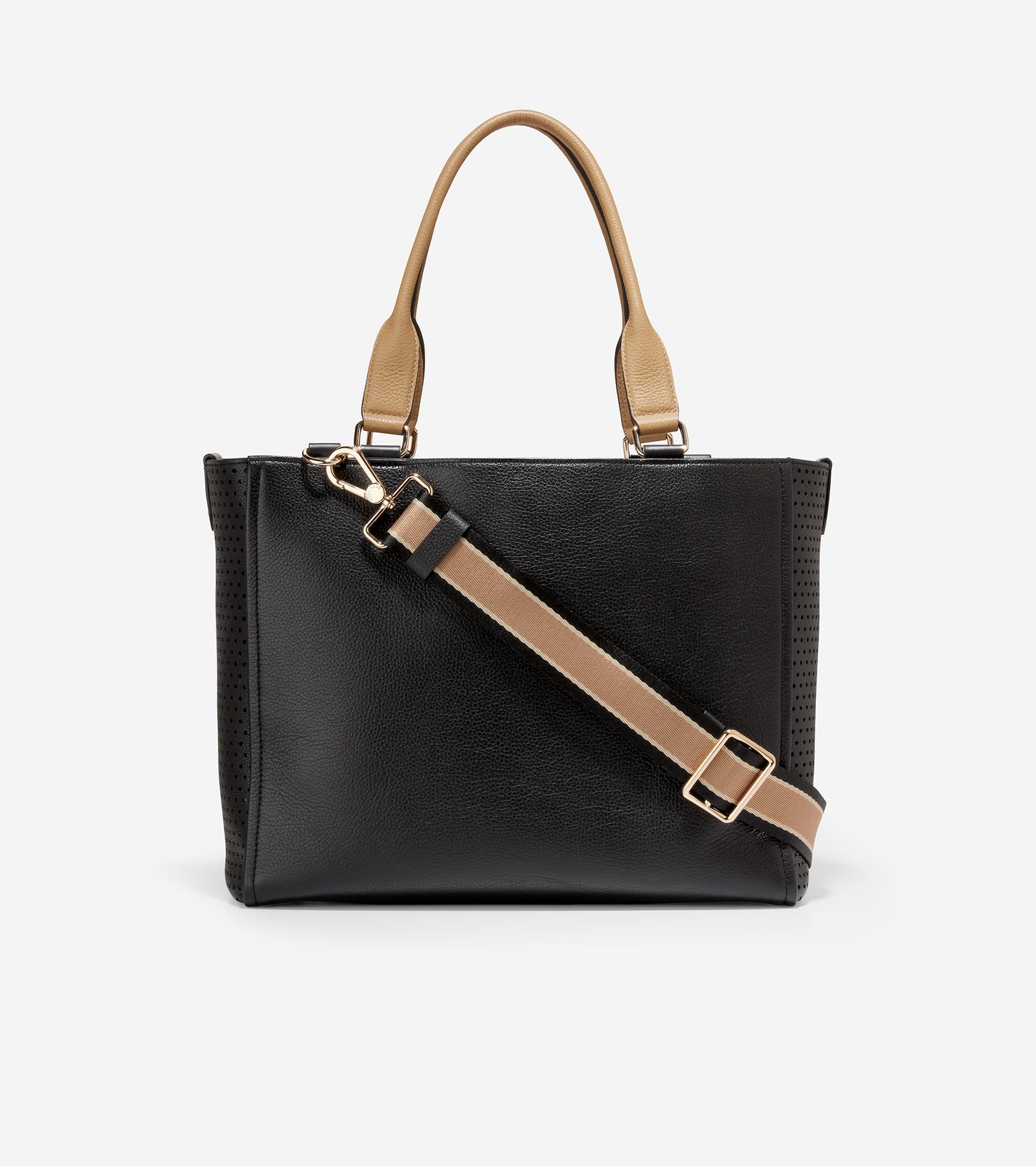 u05620-CH 3-in-1 Tote-Black Perforated