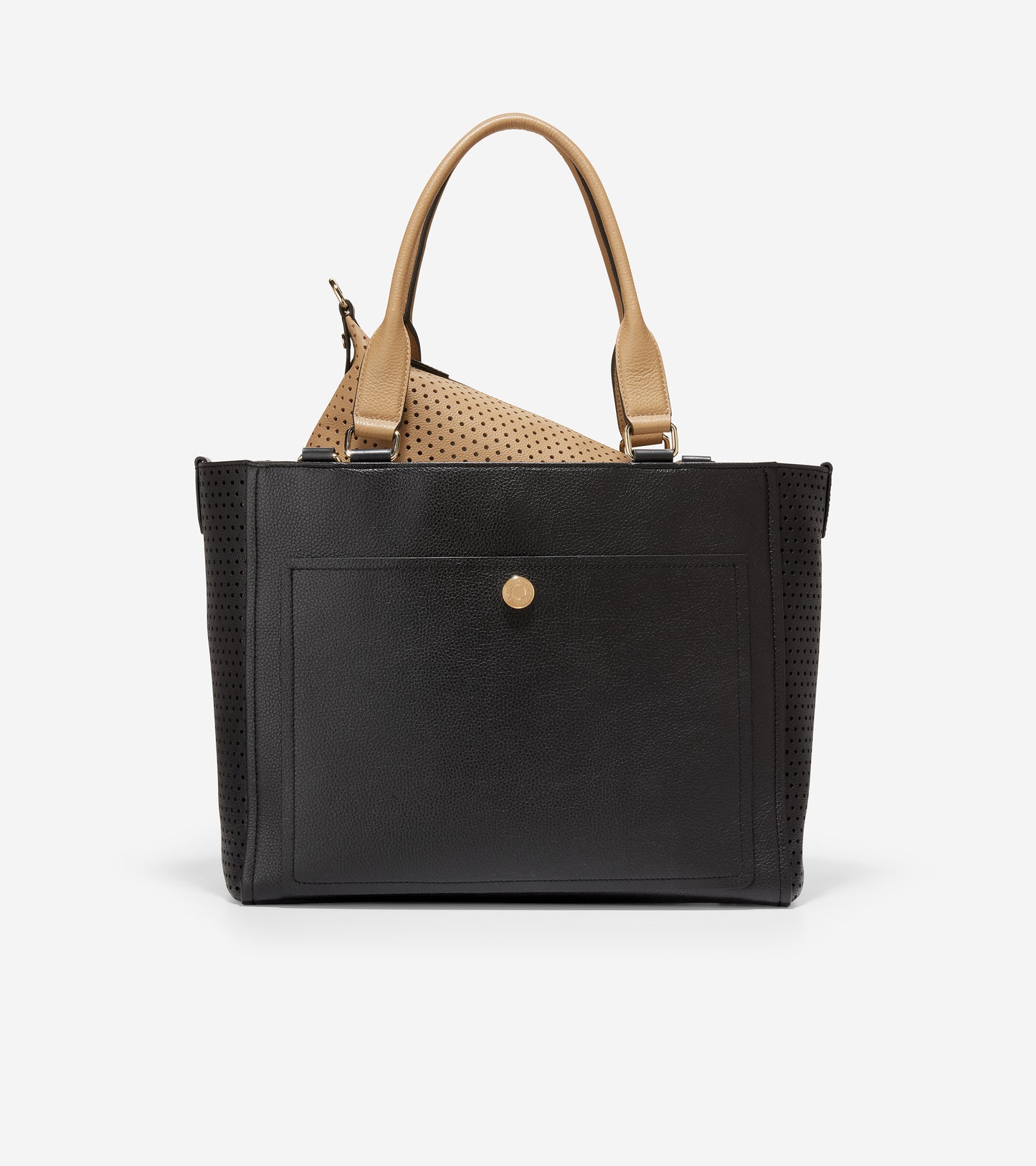 u05620-CH 3-in-1 Tote-Black Perforated