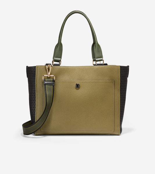 u05622-CH 3-in-1 Tote-Olive Perforated