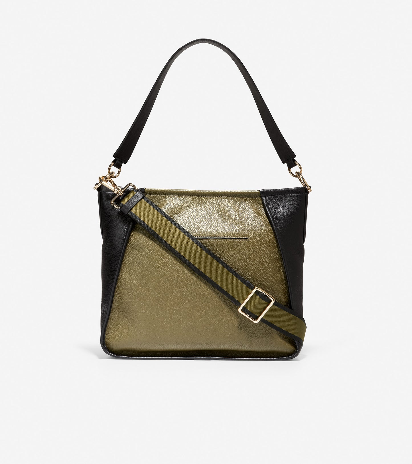 u05629-CH Perforated Crossbody-Olive