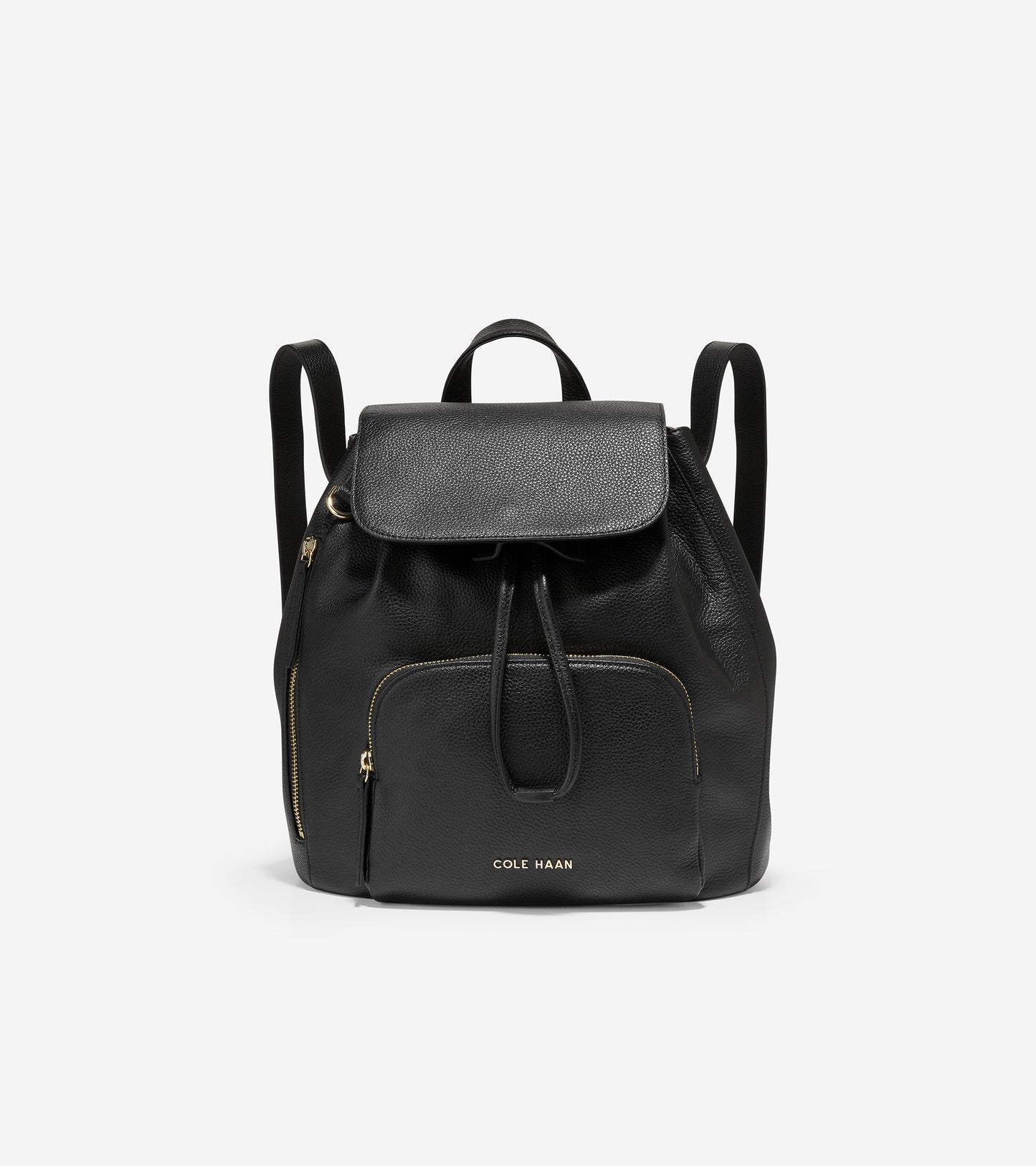 u05658-Classic Flap Backpack-Black