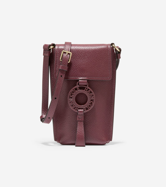 u05670-Grand Ambition Cell Phone Crossbody-Black Garnet