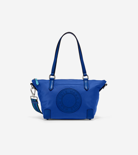 U05741-Small Sport Soft Zip Top Tote-Pacific Blue
