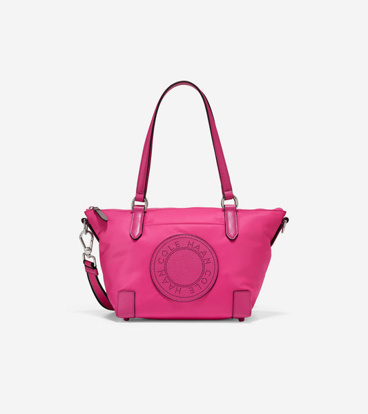 U05742-Small Sport Soft Zip Top Tote-Fuchsia Purple