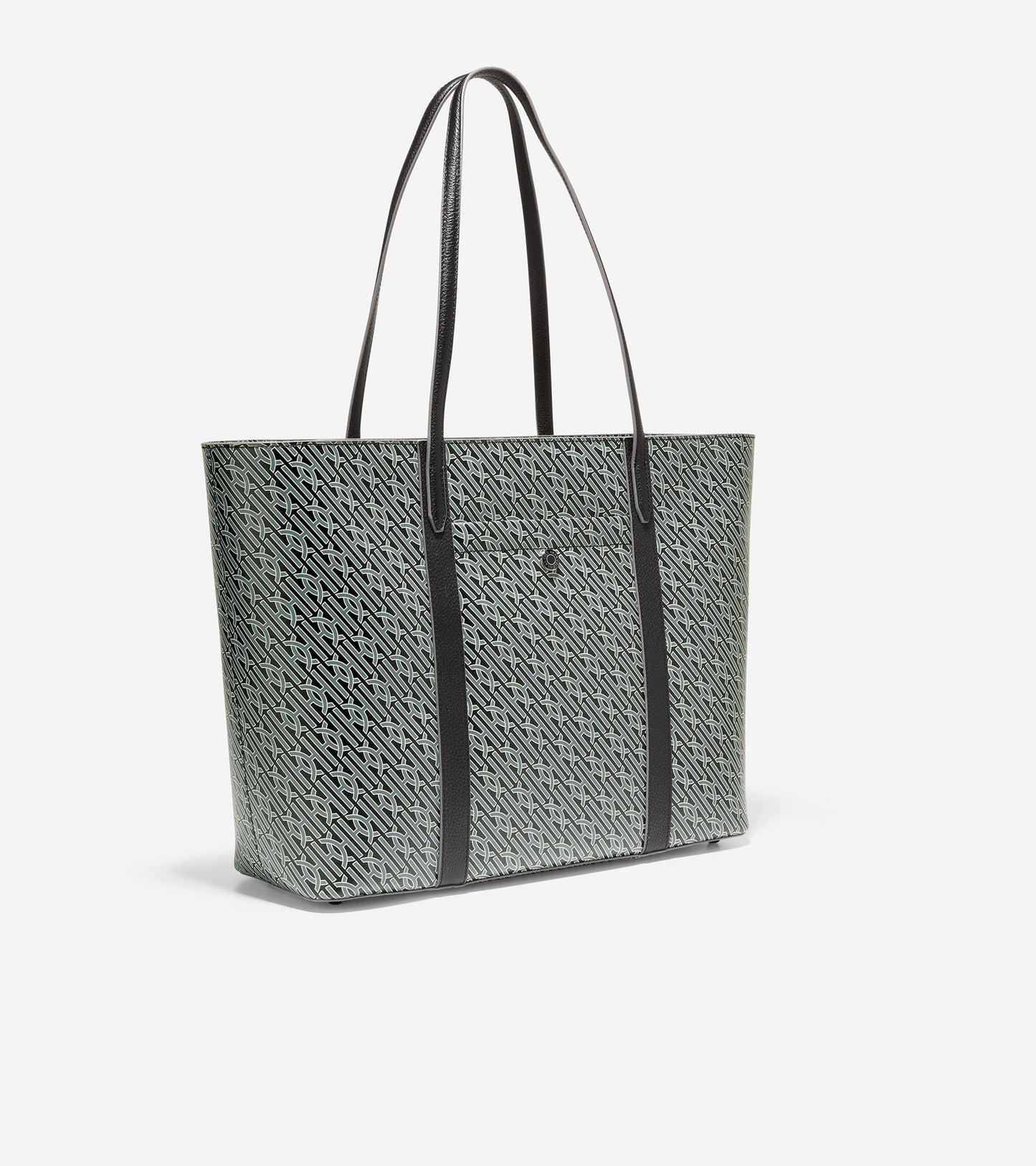 ColeHaan-Coated Canvas Tote-u05820-Black
