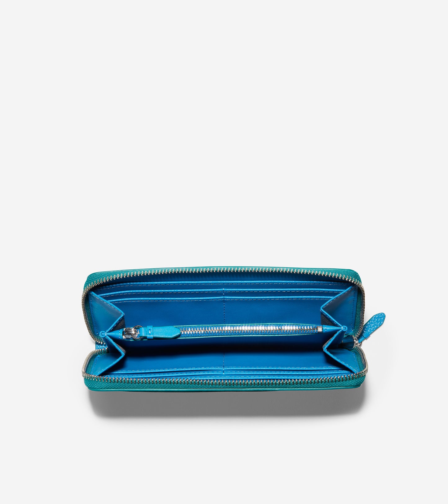 ColeHaan-Canvas Zip Continental Wallet-u05836-Deep Lake