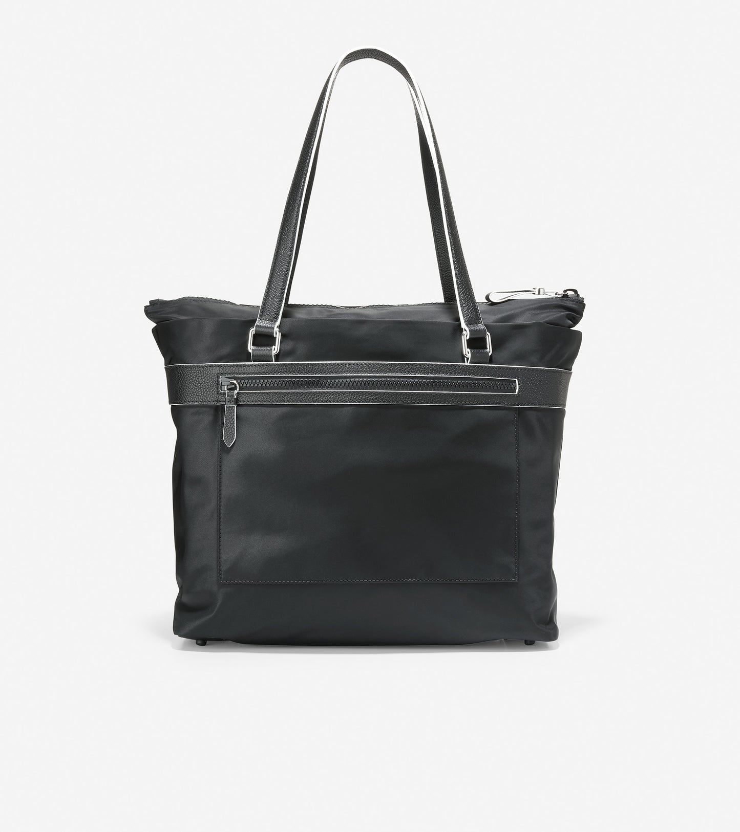 ColeHaan-Radiant Nylon Tote-u05865-Black-Safety Yellow