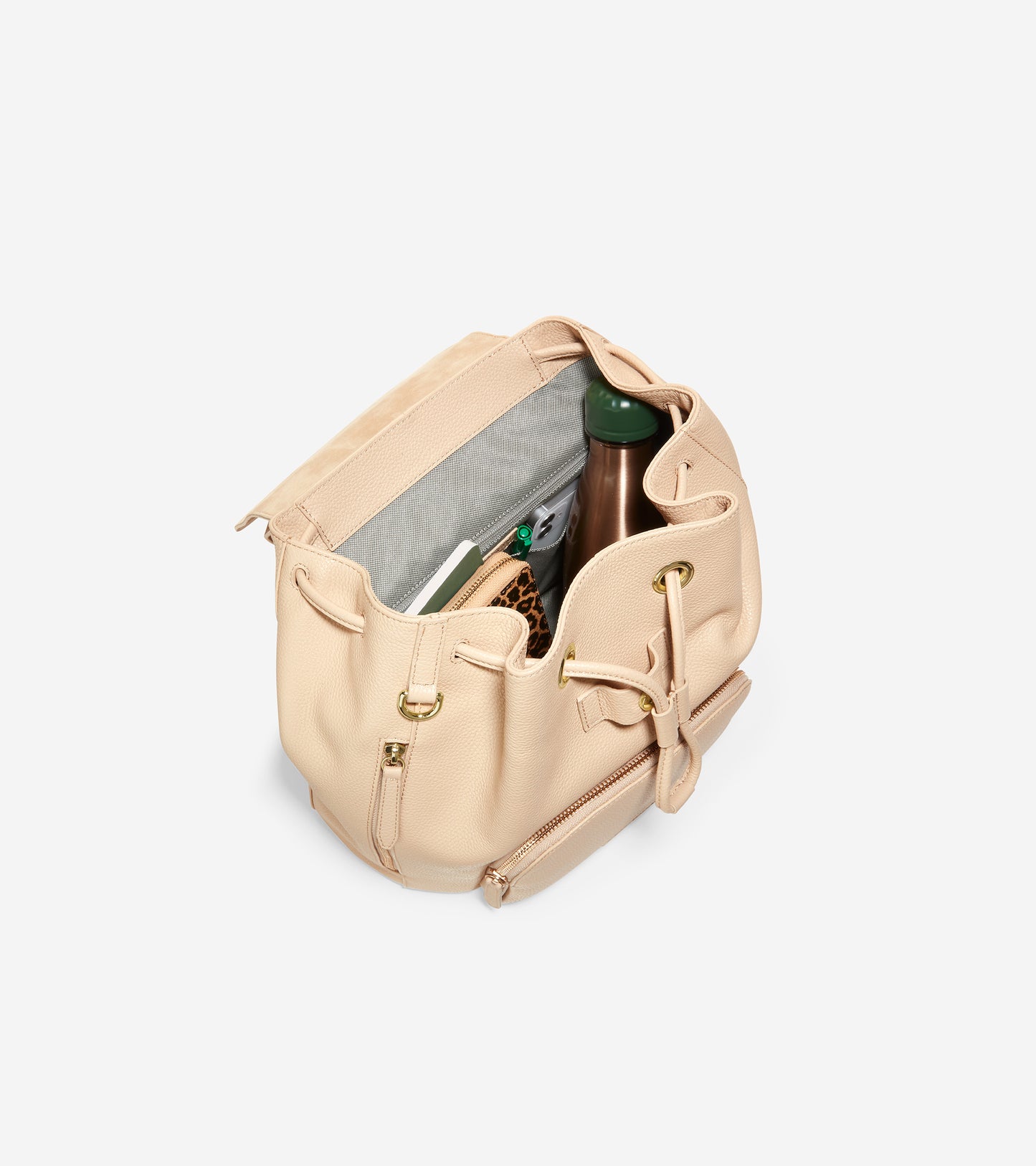 u05878-Classic Flap Backpack-Oat