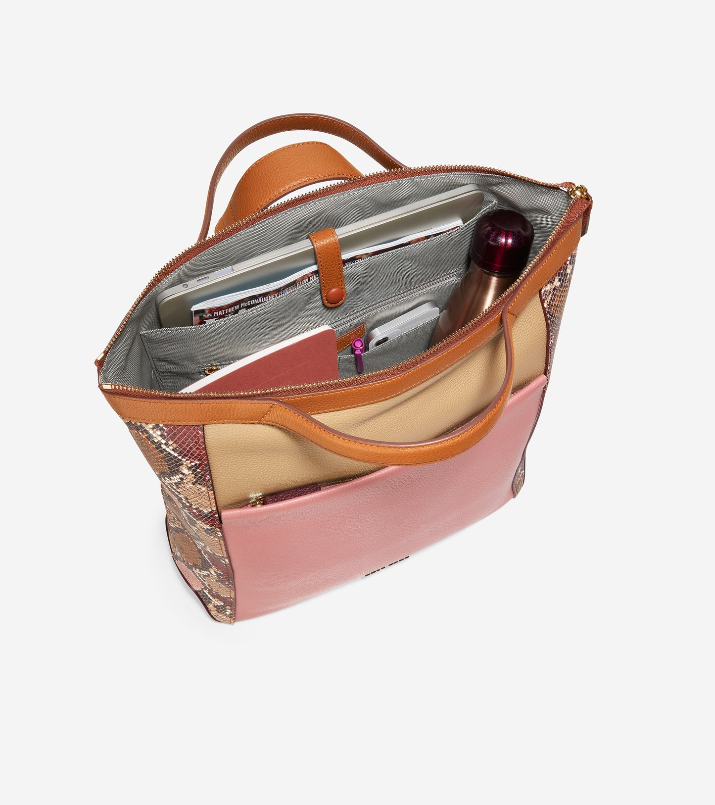 u05903-Grand Ambition Backpack-Phoebe Snake Print