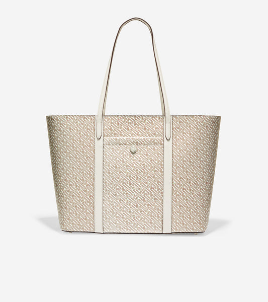 ColeHaan-Coated Canvas Tote-u05937-Ivory
