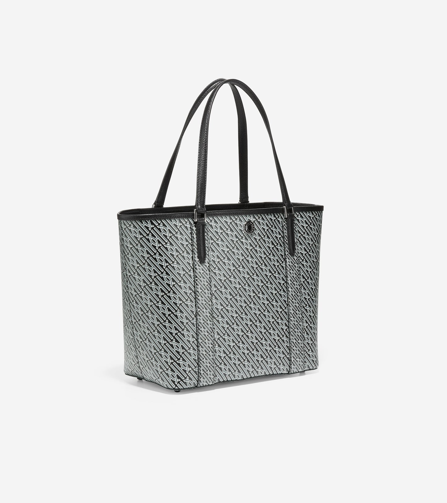 U05964-Monogram Small Tote-Black-Magnet