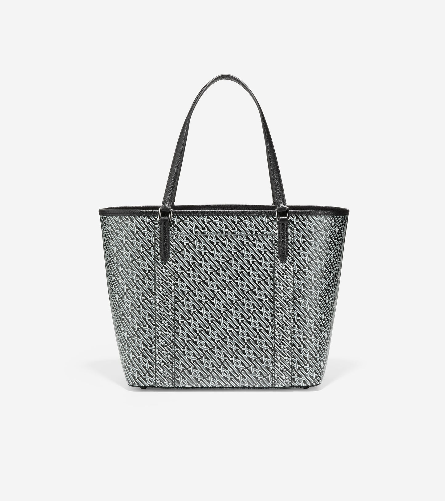U05964-Monogram Small Tote-Black-Magnet