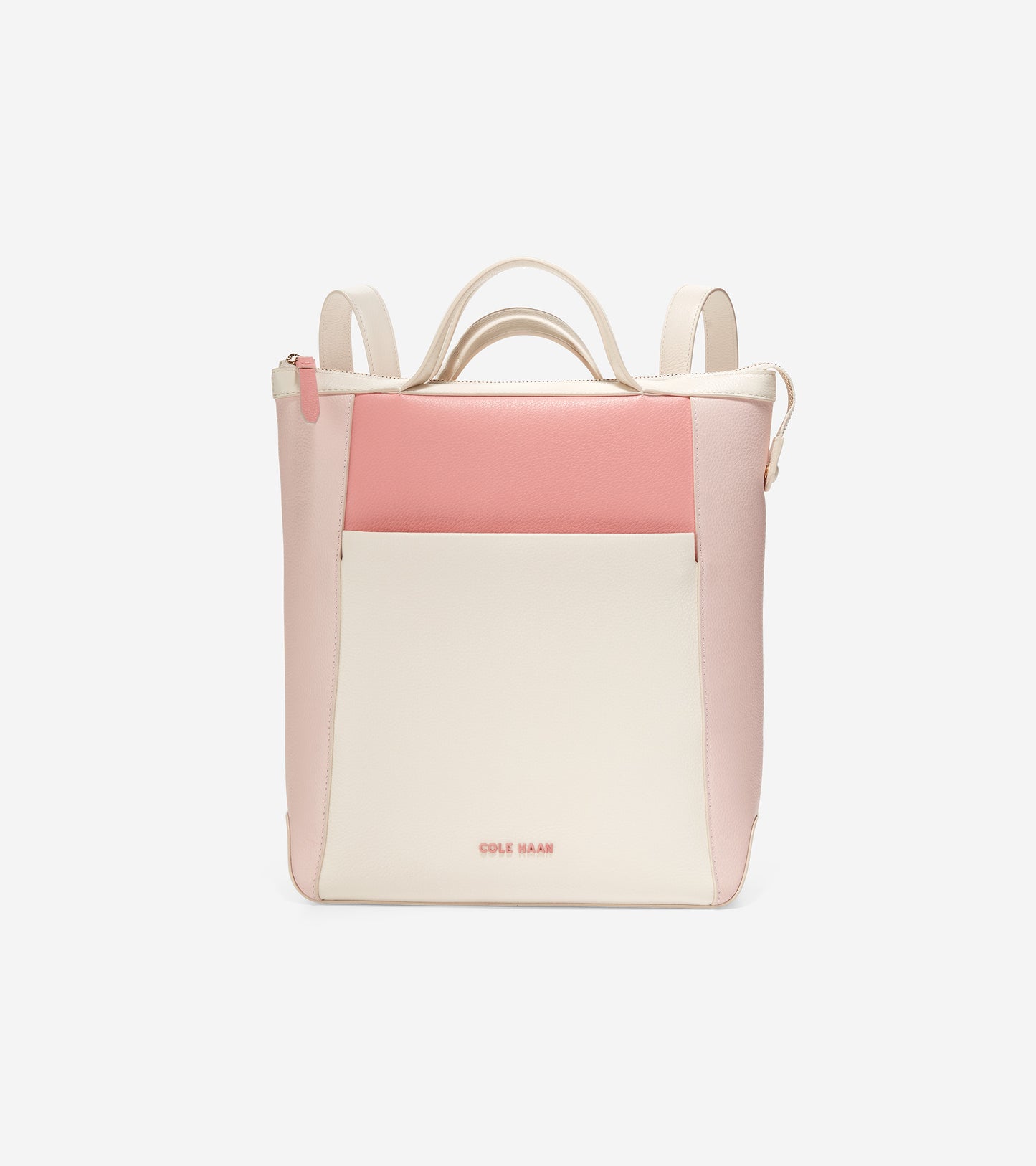 u06150-Grand Ambition Small Convertible Backpack-Birch-Rosette Colorblock