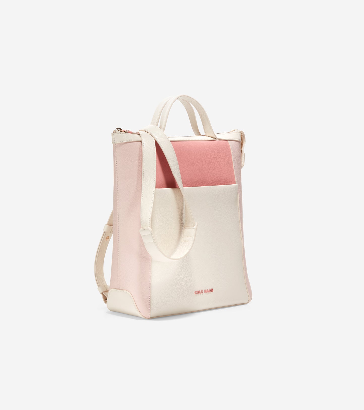 u06150-Grand Ambition Small Convertible Backpack-Birch-Rosette Colorblock