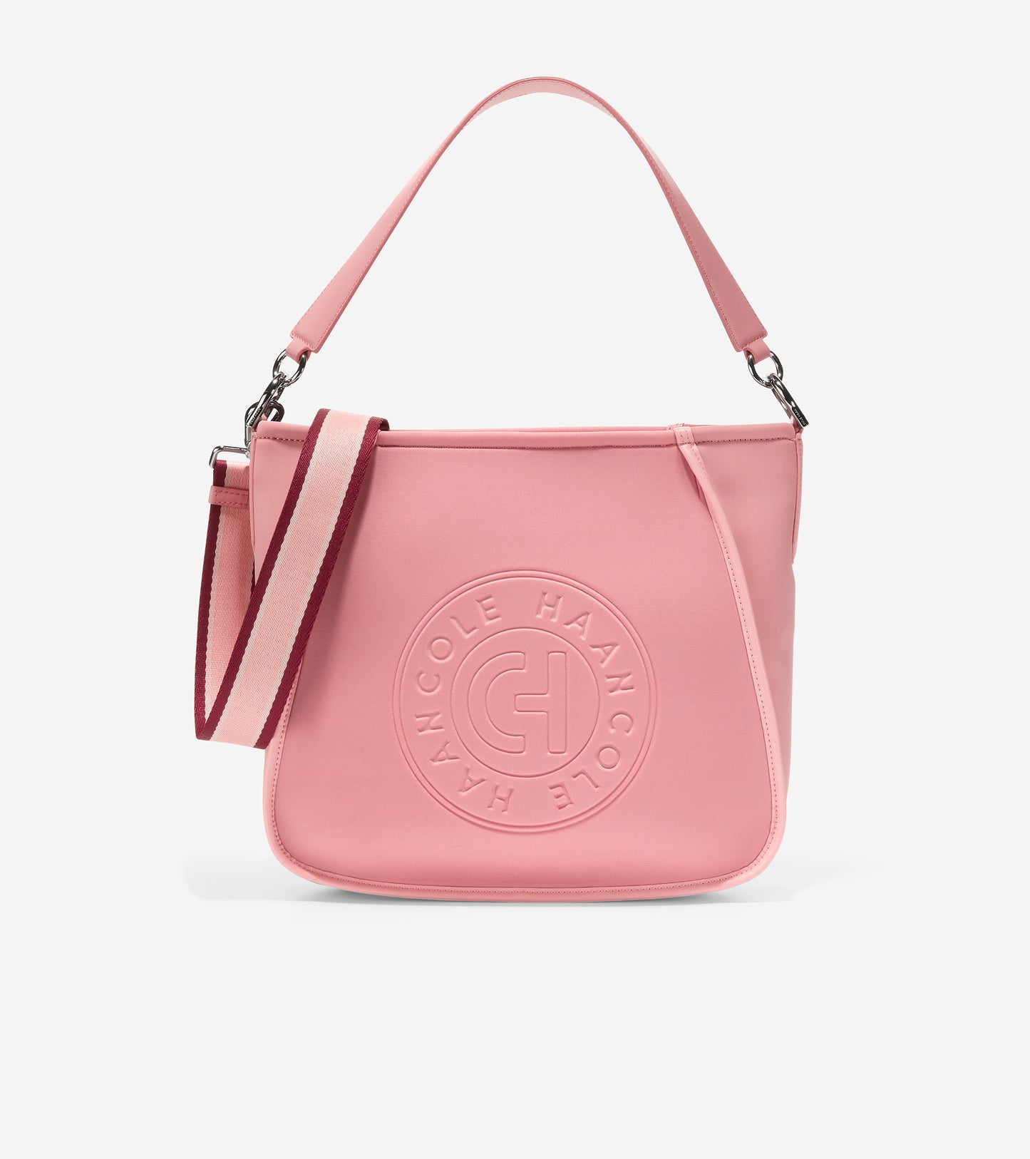 u06162-Neoprene Midsize Crossbody-Rosette