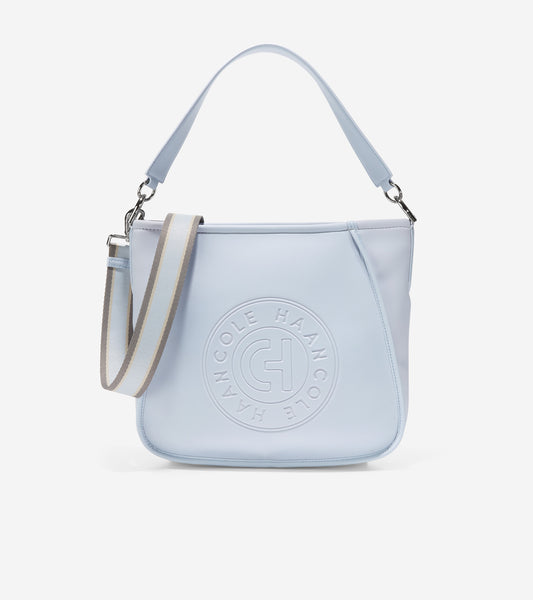 u06163-Neoprene Midsize Crossbody-Halogen Blue