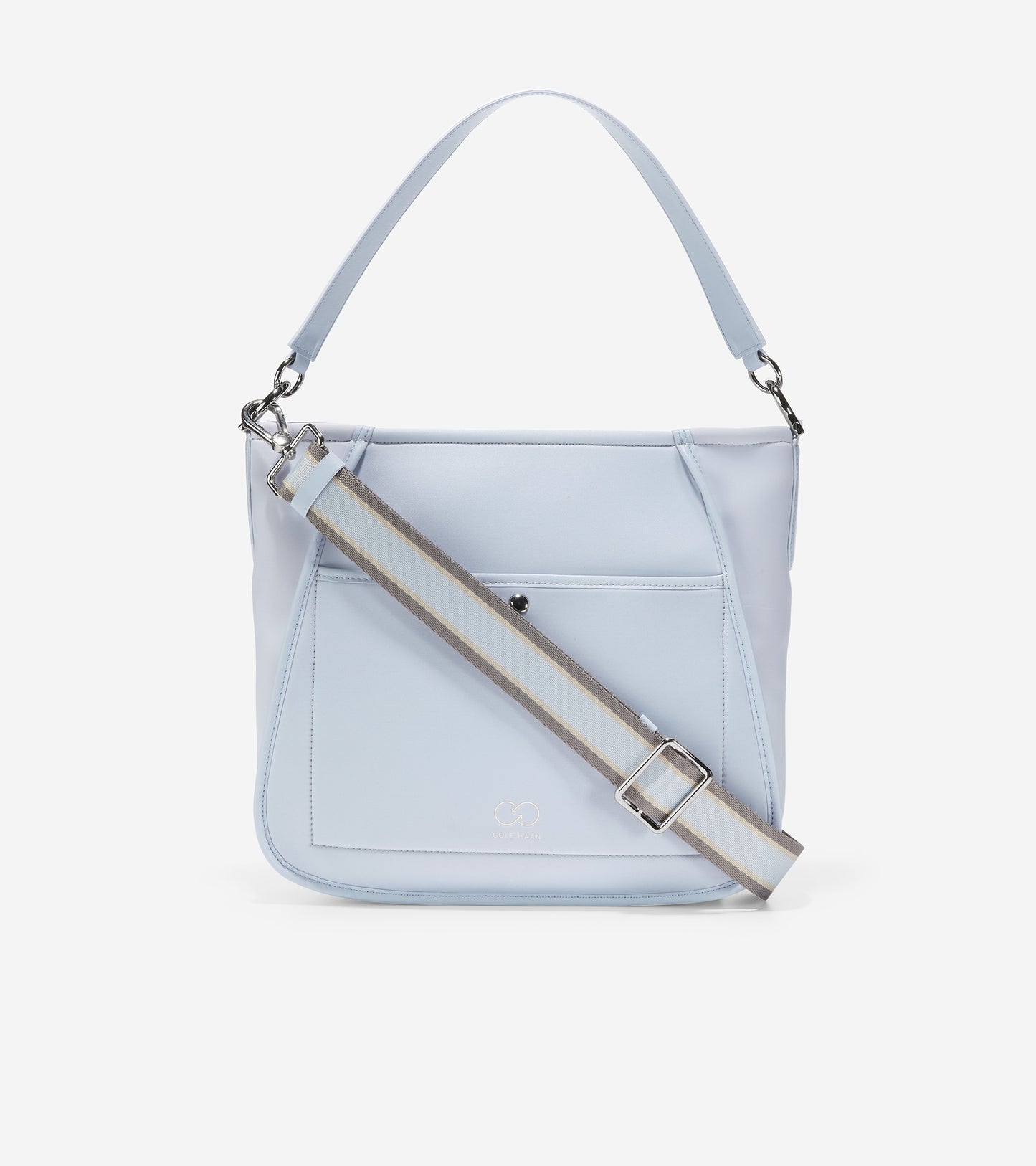 u06163-Neoprene Midsize Crossbody-Halogen Blue