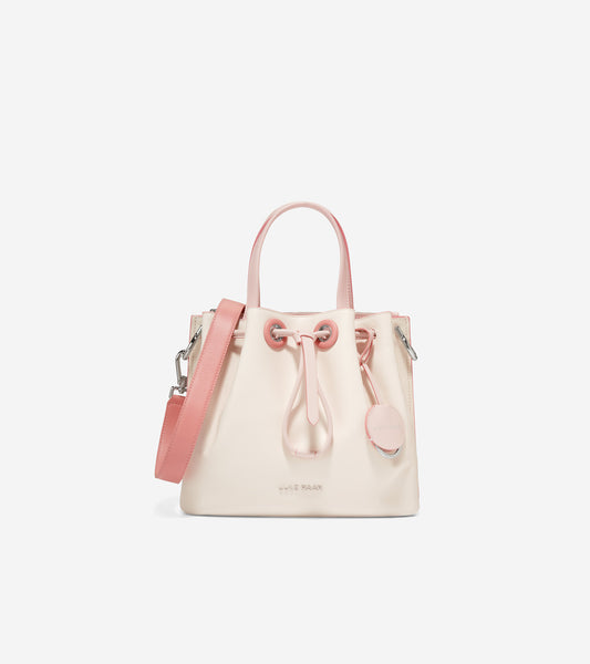 u06172-Grand Ambition Small Bucket Bag-Birch-Peach Whip Colorblock