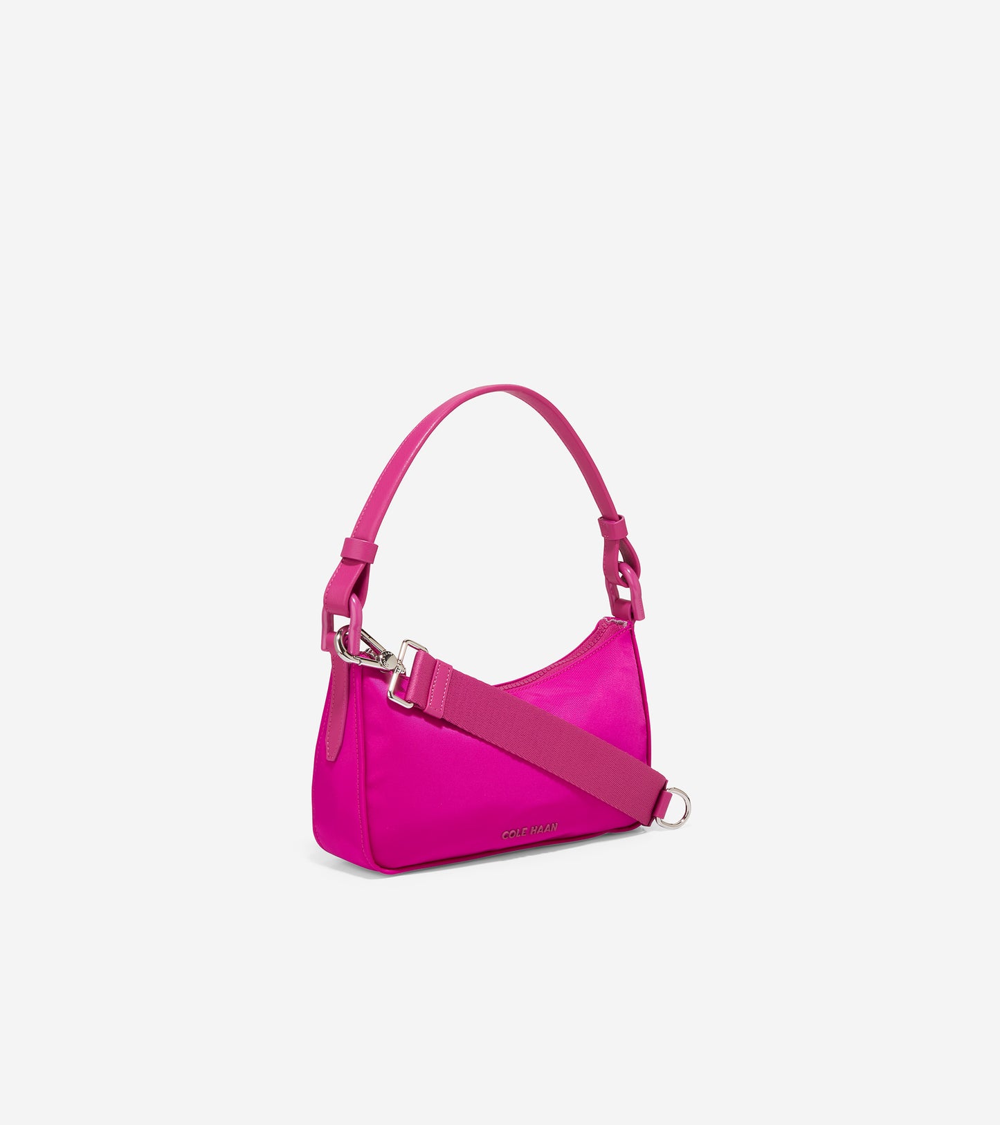 u06189-Nylon Mini Shoulder Bag-Festival Fuchsia