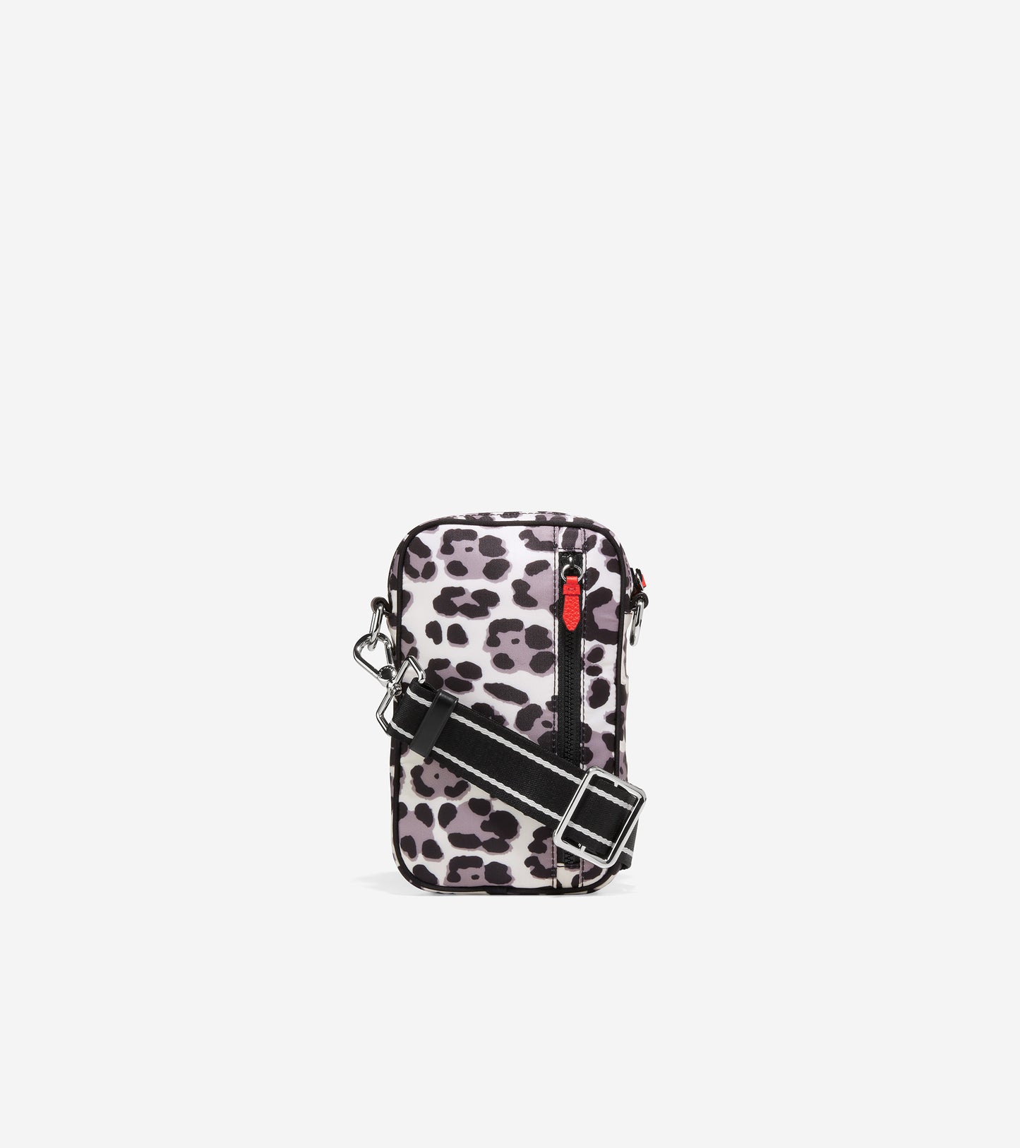 u06231-Nylon Cellphone Crossbody-Ocelot Print