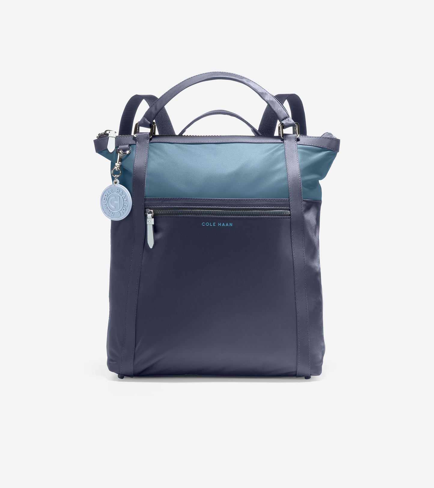 u06281-Grand Ambition Convertible Nylon Backpack-China Blue-Navy Blazer