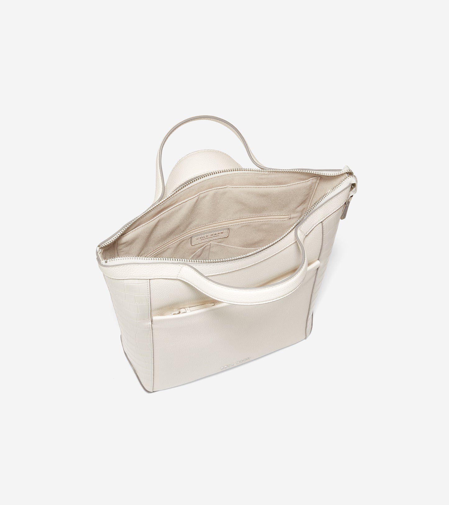 u06290-Grand Ambition Small Convertible Luxe Backpack-Silver Birch Croc Print