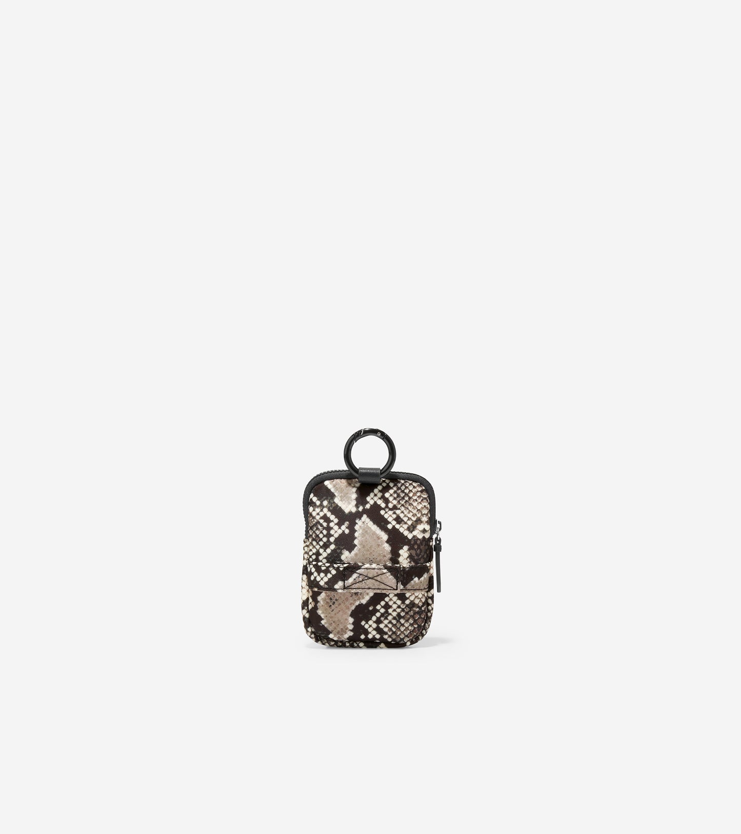 U06310-Nylon Mini Shoulder Bag-Snake Print
