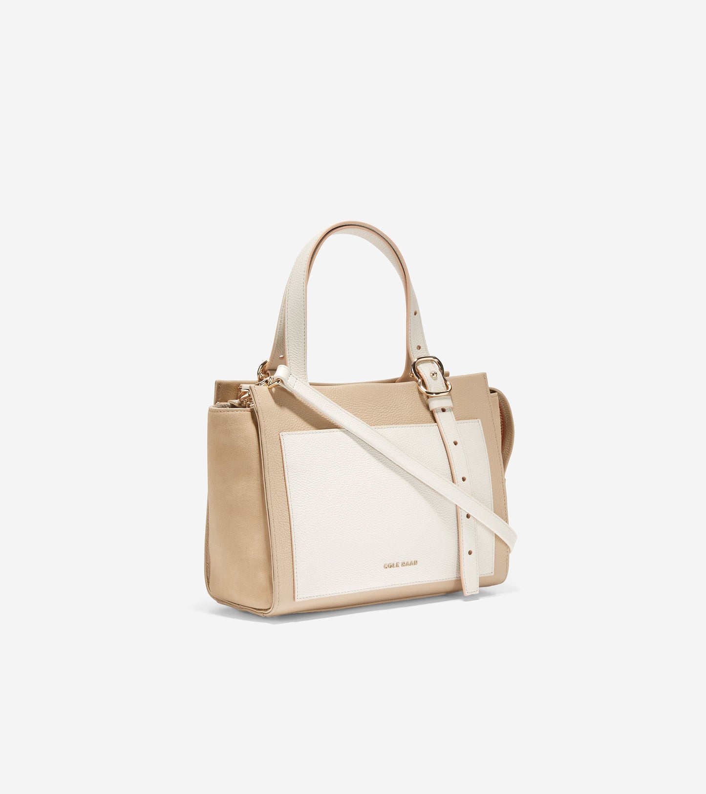 U06320-Small 3-in-1 Tote-Sesame-Silver Birch