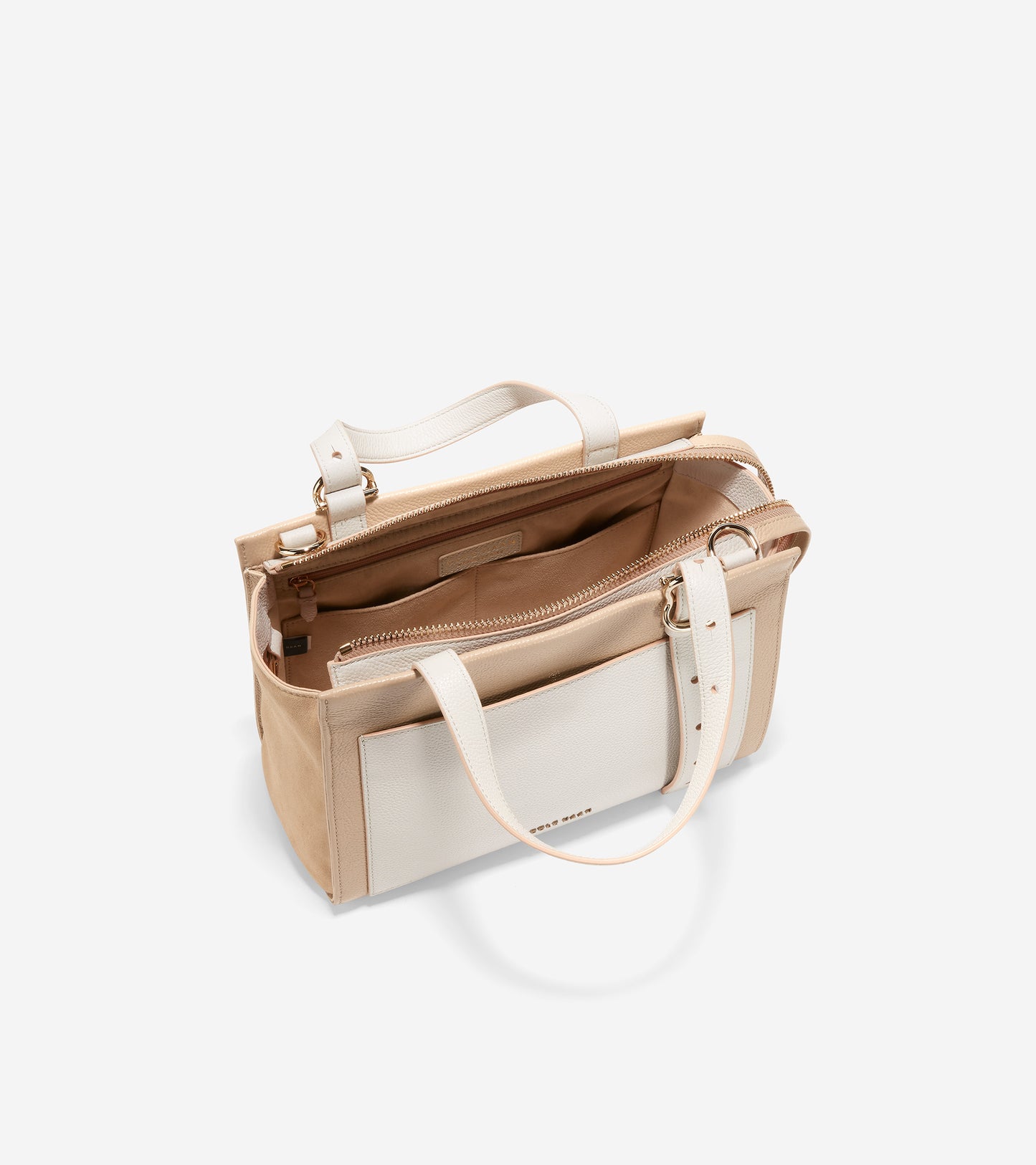 U06320-Small 3-in-1 Tote-Sesame-Silver Birch