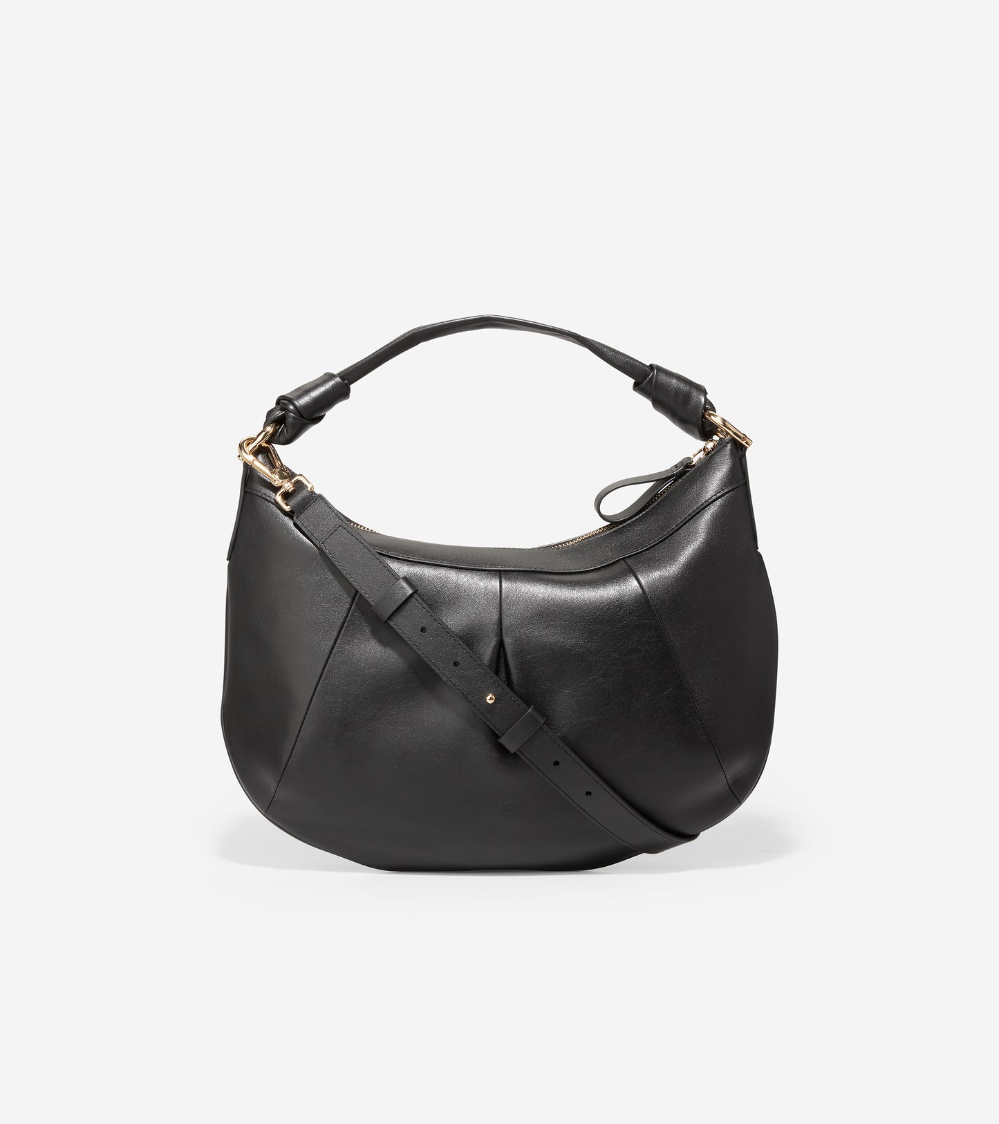 U06353-Aponte Slouch Hobo Bag-Black