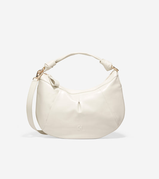 U06356-Aponte Slouch Hobo Bag-Silver Birch