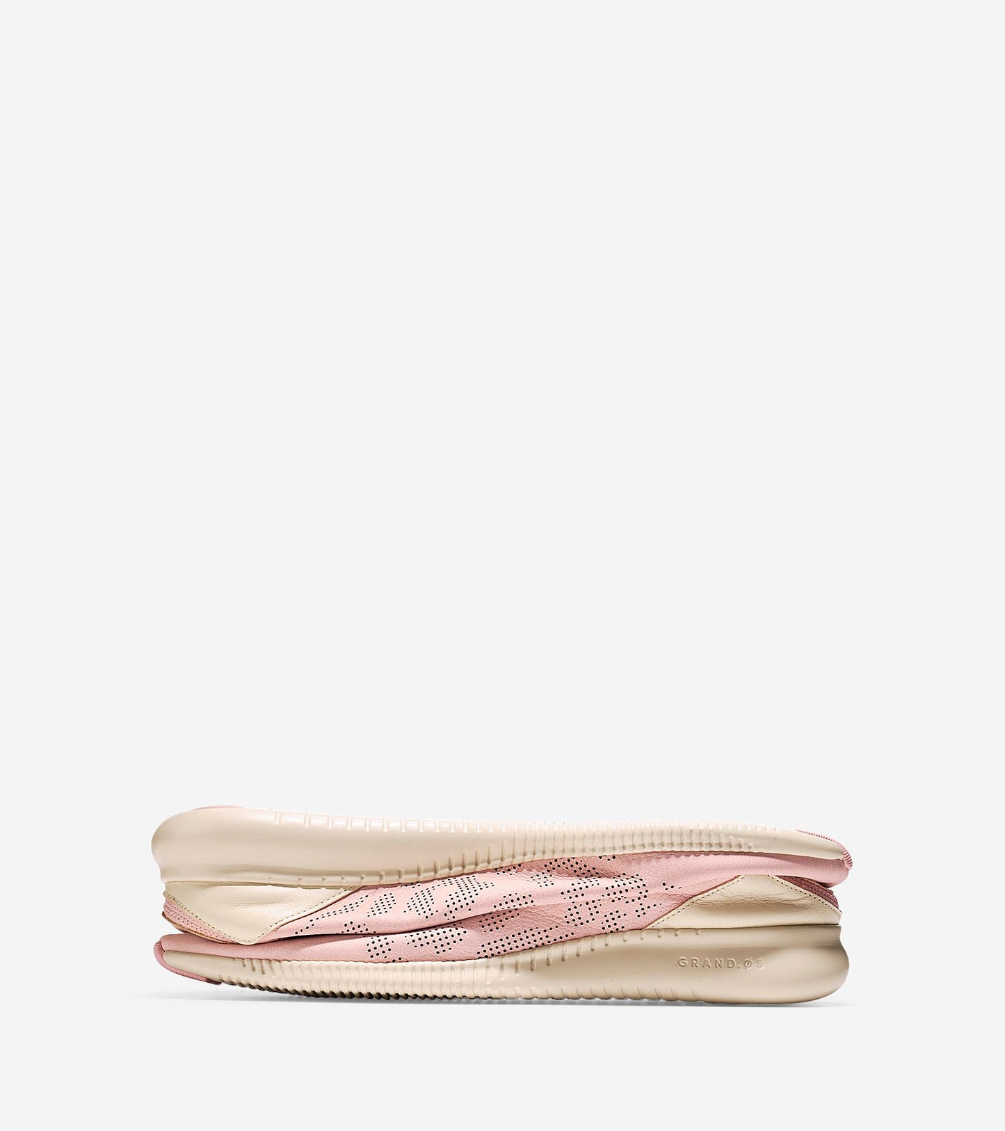 ColeHaan-StudiøGrand Pack-and-Go Sneaker-w06817-Silver Pink Perforated Ocelot Print Nubuck