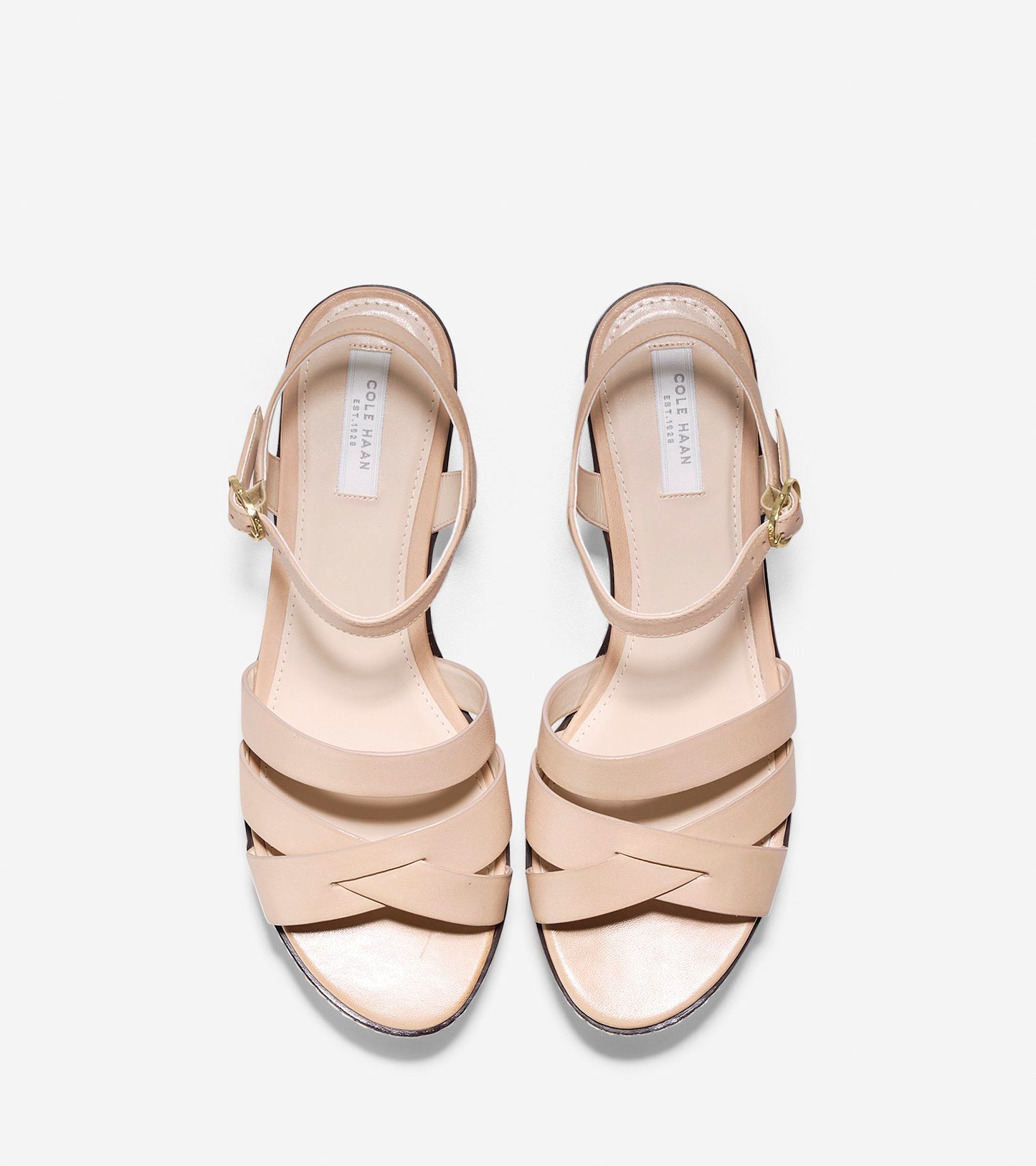 ColeHaan-Jianna Wedge Sandal (55mm)-w06868-Nude Leather-cork