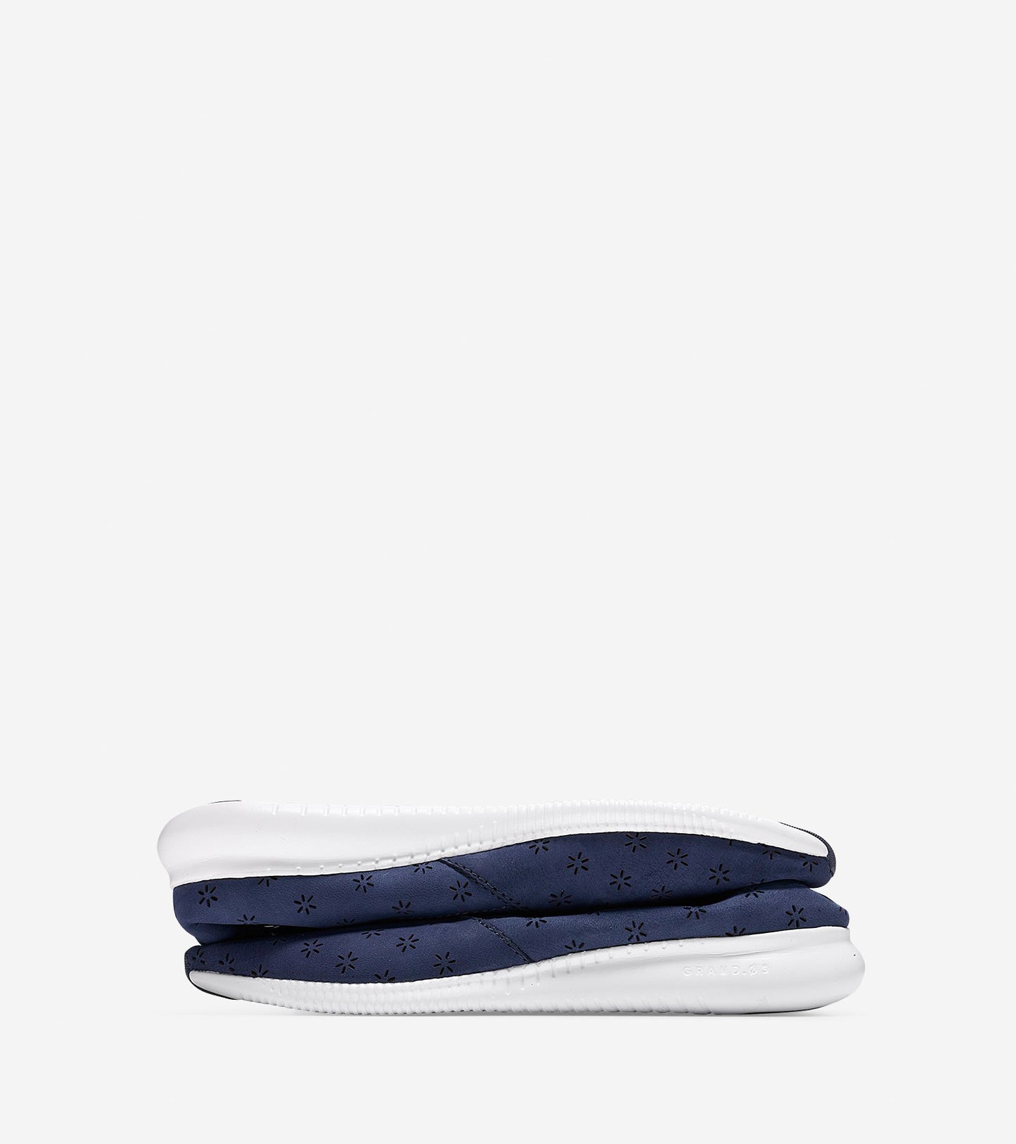 ColeHaan-StudiøGrand Perforated Slip-On Sneaker-w10394-Marine Blue Perforated Nubuck