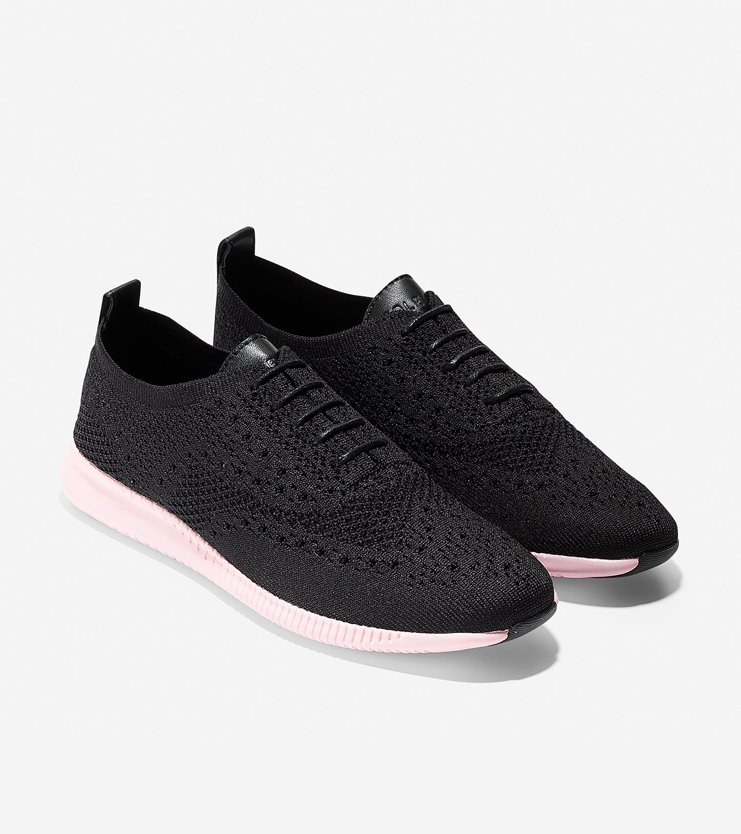 ColeHaan-2.ZERØGRAND Wingtip Oxford-w10583-Black Knit-pale Lilac
