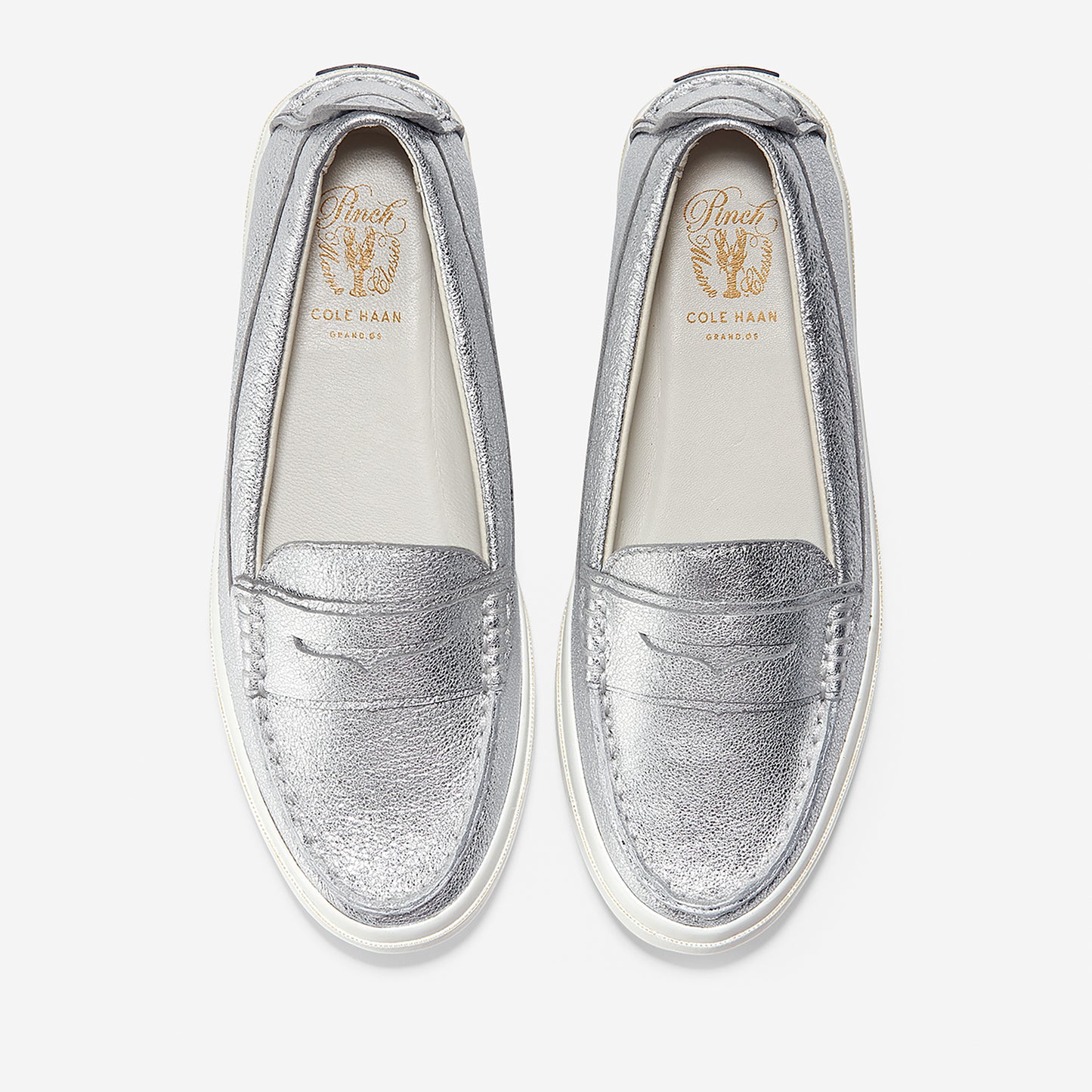 ColeHaan-Pinch Weekender LX Loafer-w10897-Argento Leather
