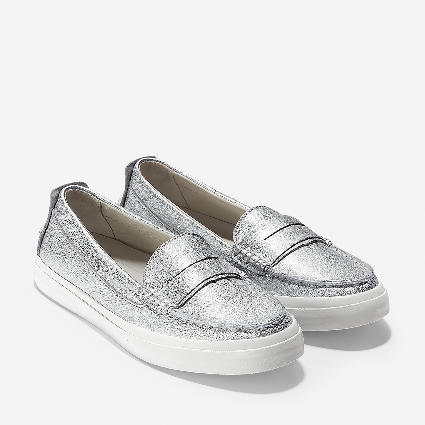 ColeHaan-Pinch Weekender LX Loafer-w10897-Argento Leather