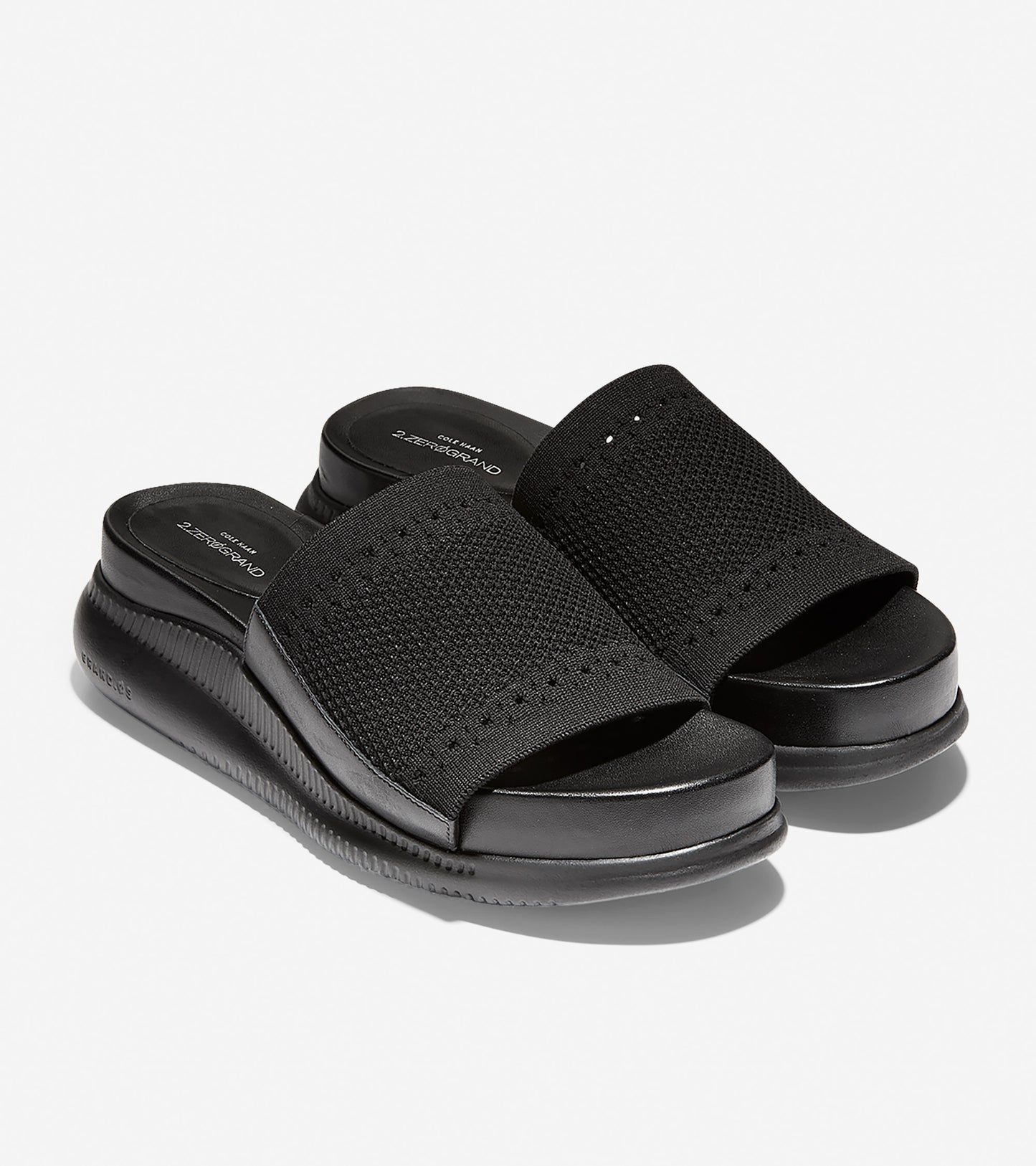 ColeHaan-2.ZERØGRAND Slide Sandal (30mm)-w12426-Black Stitchlite™