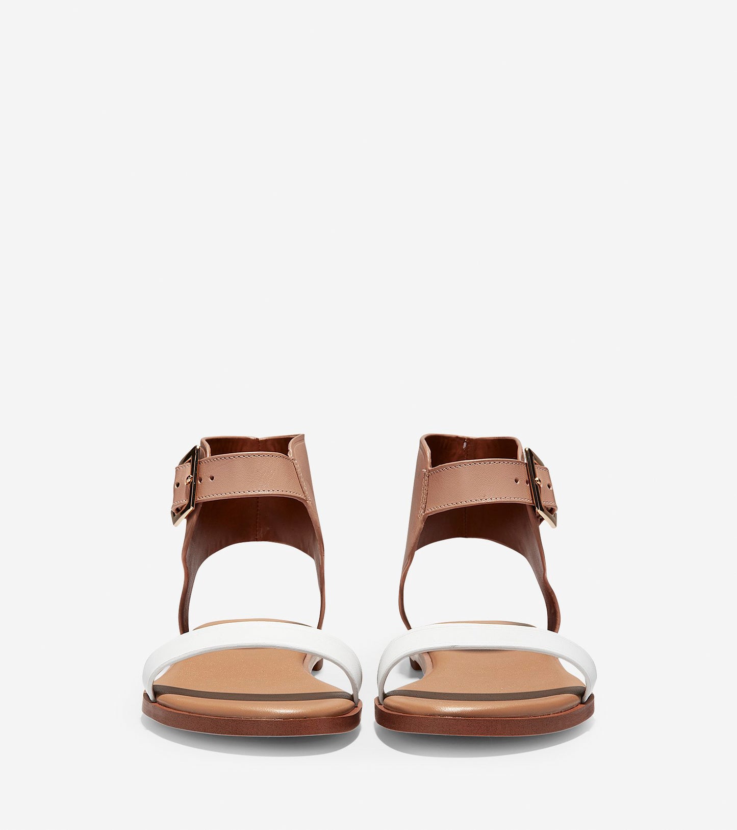 ColeHaan-Anica Cuff Sandal-w12451-Nude-optic White