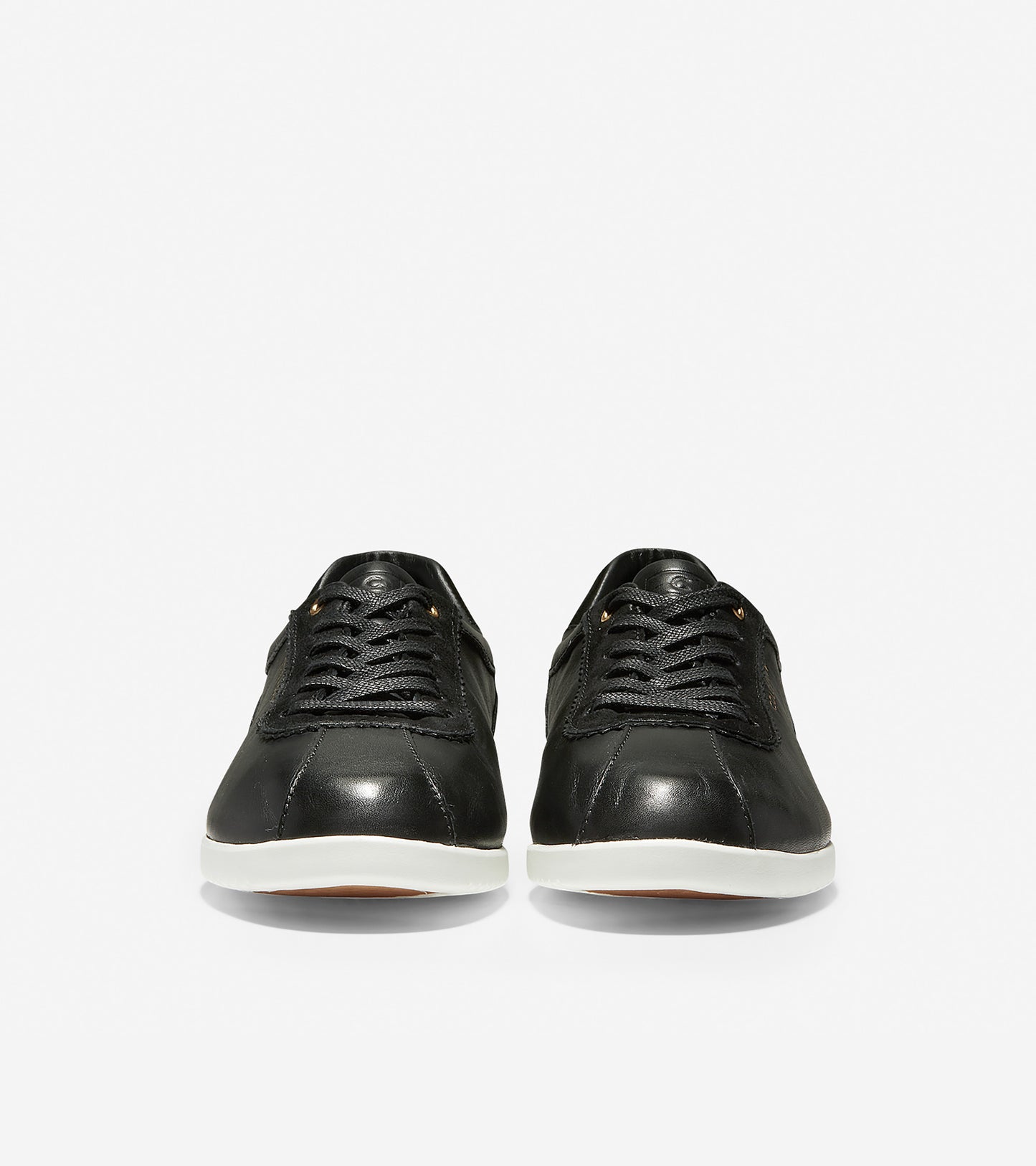 ColeHaan-GrandPrø Turf Sneaker-w13256-Black Leather-optic White