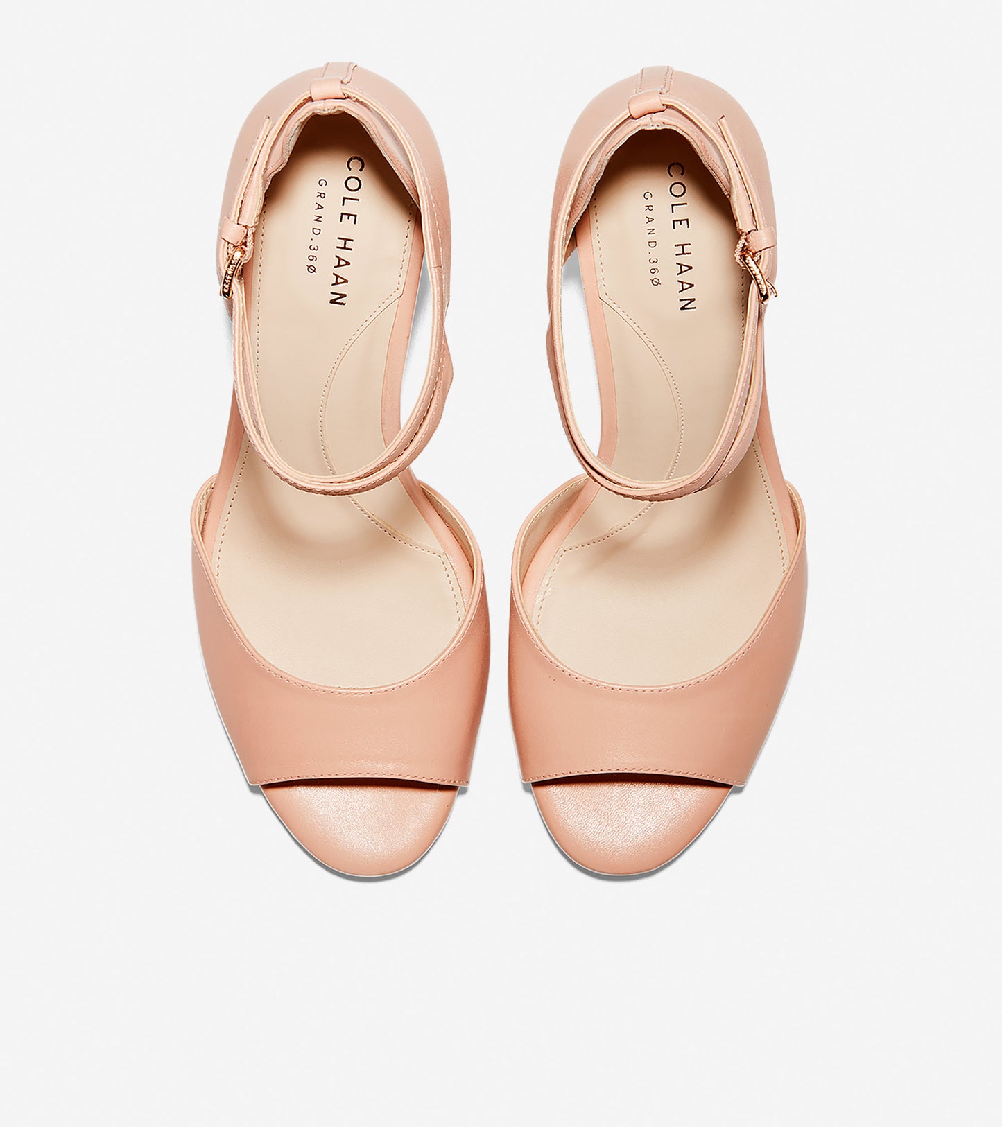 ColeHaan-Sadie Open Toe Wedge Sandal-w13852-Mahogany Rose Leather