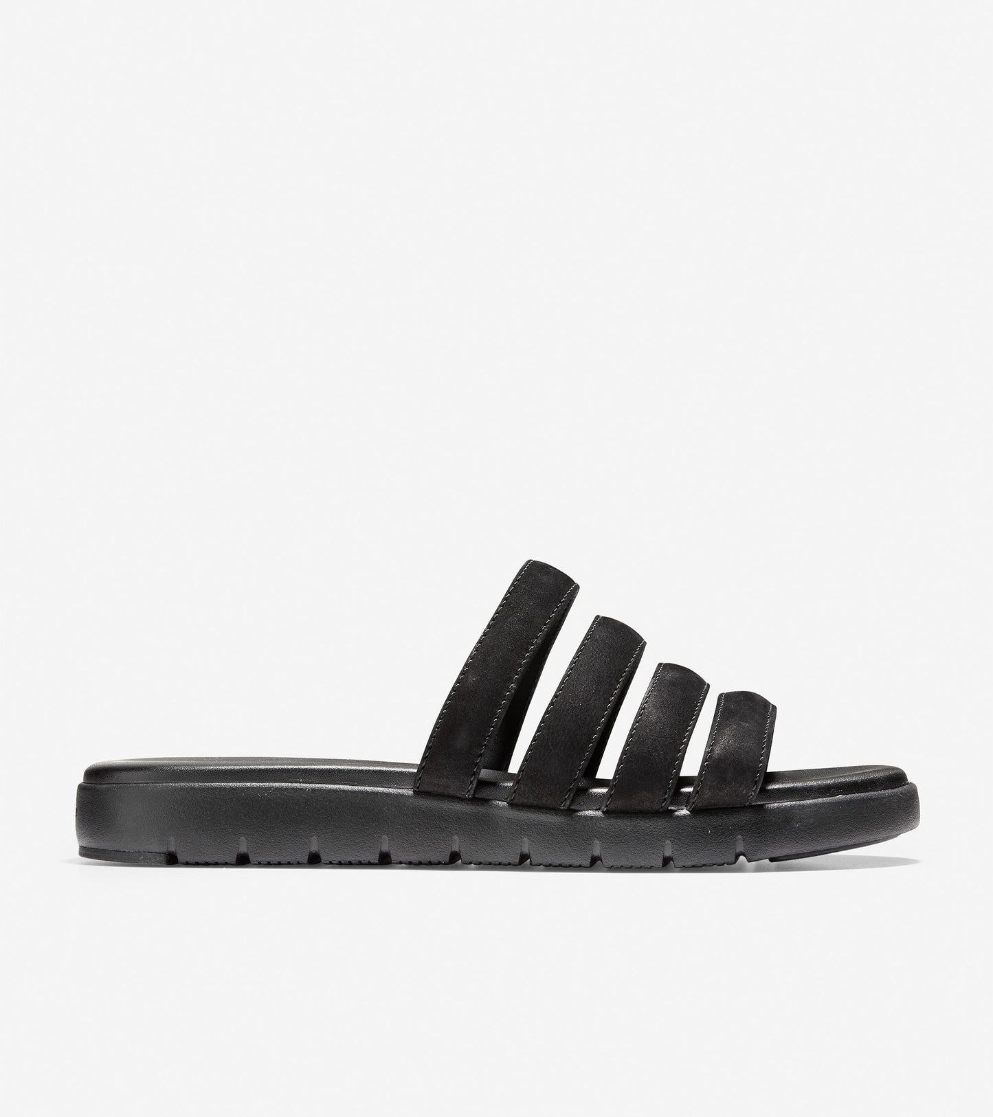 ColeHaan-ZERØGRAND Multi Strap Sandal-w14664-Black Leather-Black