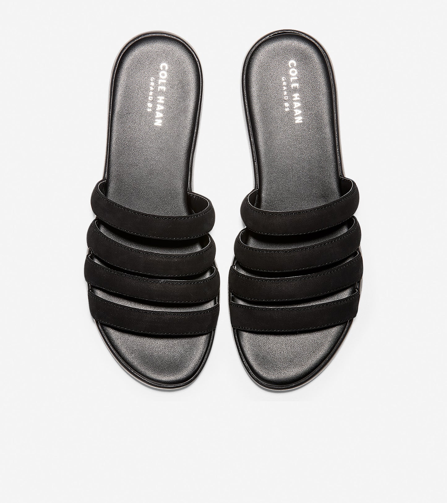 ColeHaan-ZERØGRAND Multi Strap Sandal-w14664-Black Leather-Black