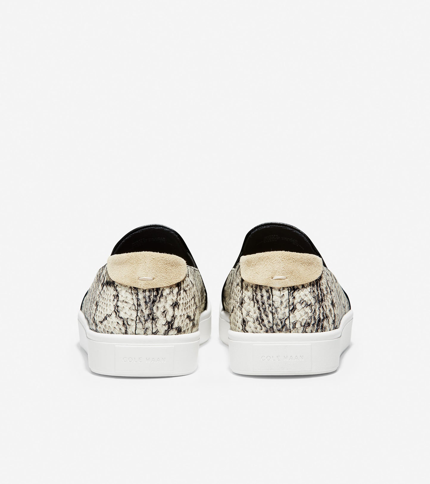 ColeHaan-GrandPrø Spectator Slip-On Sneaker-w15434-Black-white Snake Print