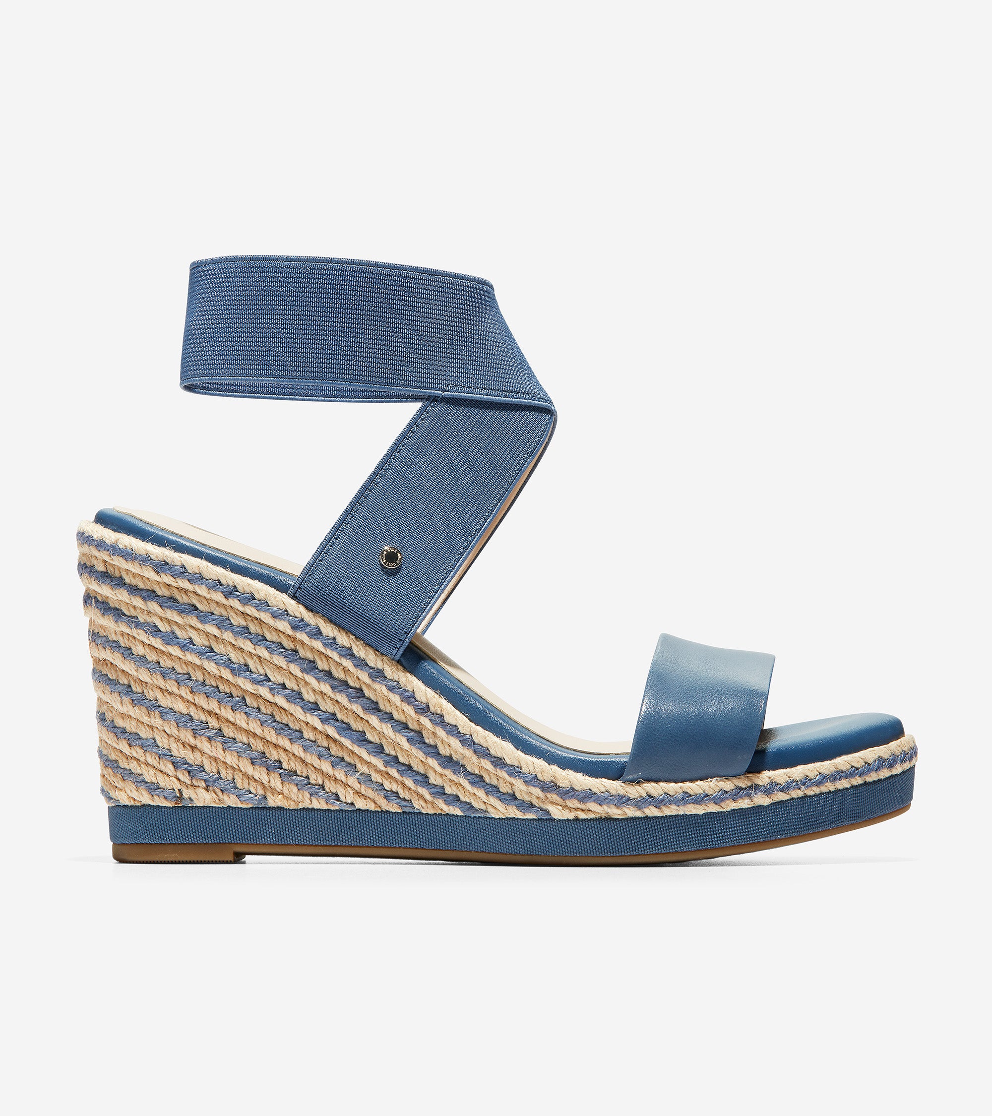 Cloudfeel Espadrille Wedge Sandal W17638 VINTAGE INDIGO LEATHER Cole Haan Saudi Arabia