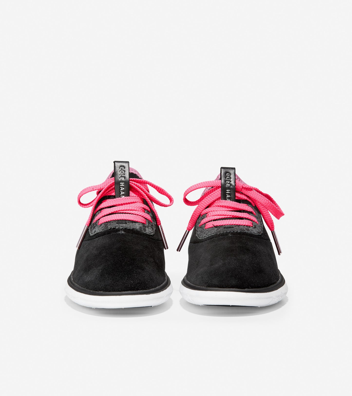 ColeHaan-Generation ZERØGRAND-w17991-Black Suede-Snake Print